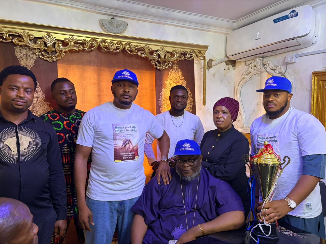 The WYA Nigeria team,visited Archbishop Onyeka Nzekwesi
